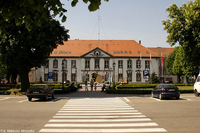 Soldin: Market place with town hall